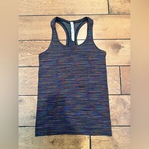 Lululemon Black Rainbow Swiftly Long Tank
